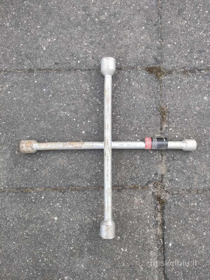 Kryžminis raktas kryžminiai raktai 1vnt, 17mm,19mm