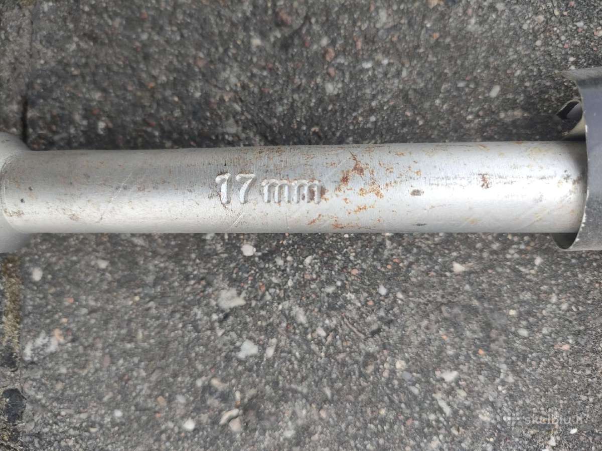 Kryžminis raktas kryžminiai raktai 1vnt, 17mm,19mm - nuotraukos Nr. 8