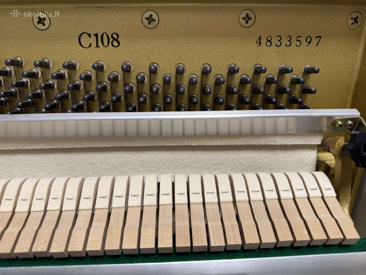 Pianinas, Yamaha C -108, Japonija 1990 - nuotraukos Nr. 4