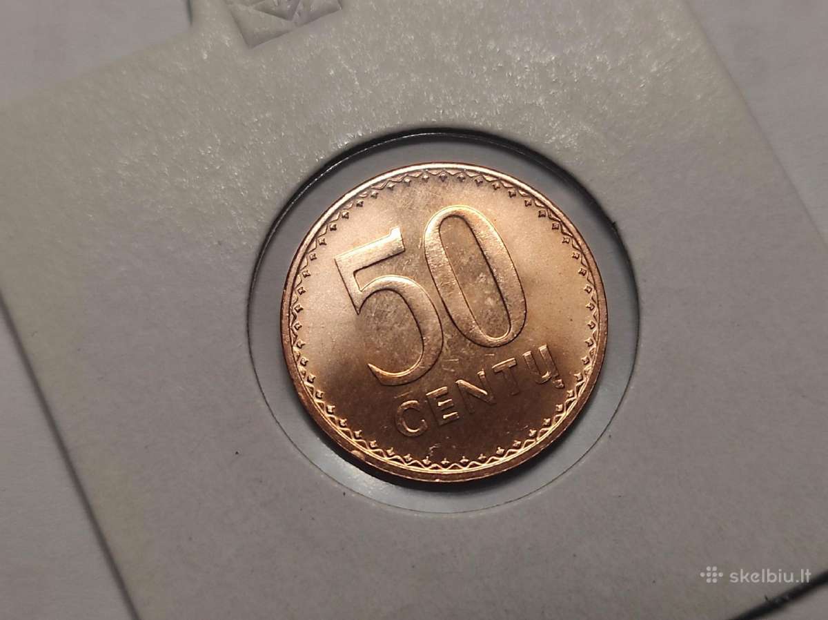 20 ir 50 centų monetos, skirtingi metai - nuotraukos Nr. 17