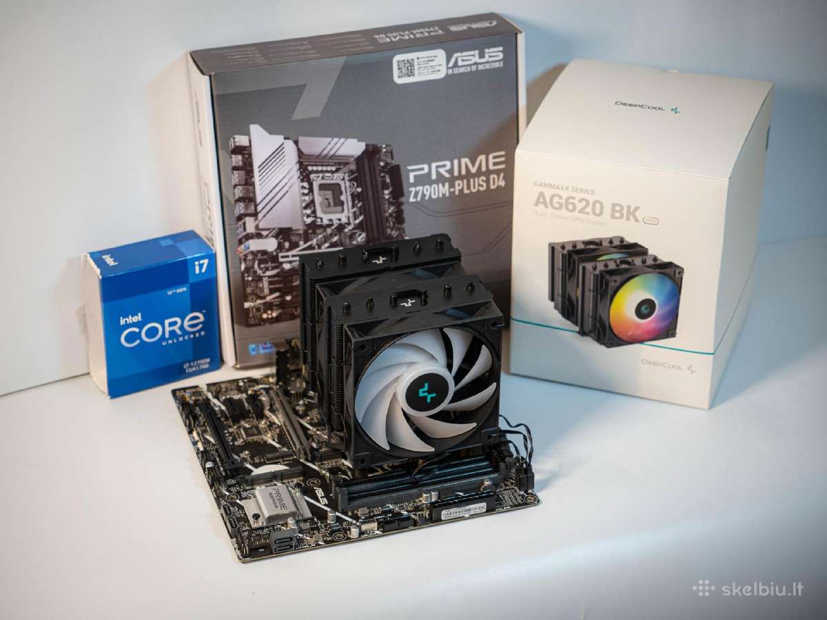 I7-12700k + Asus Z790m-plus D4 + Ag620 Bk