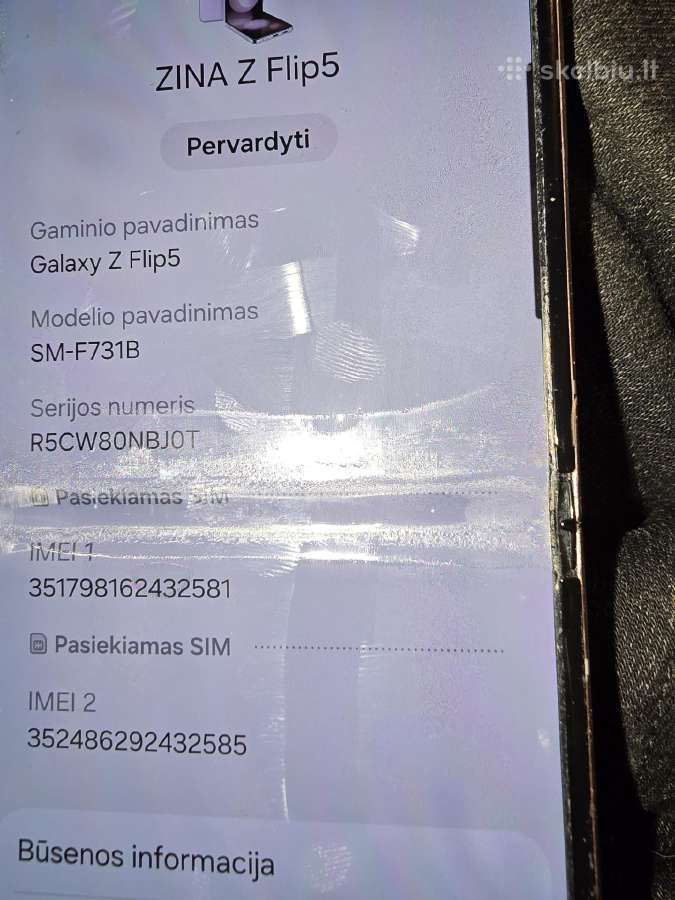 Samsung Flip 5 512atmintis - nuotraukos Nr. 6