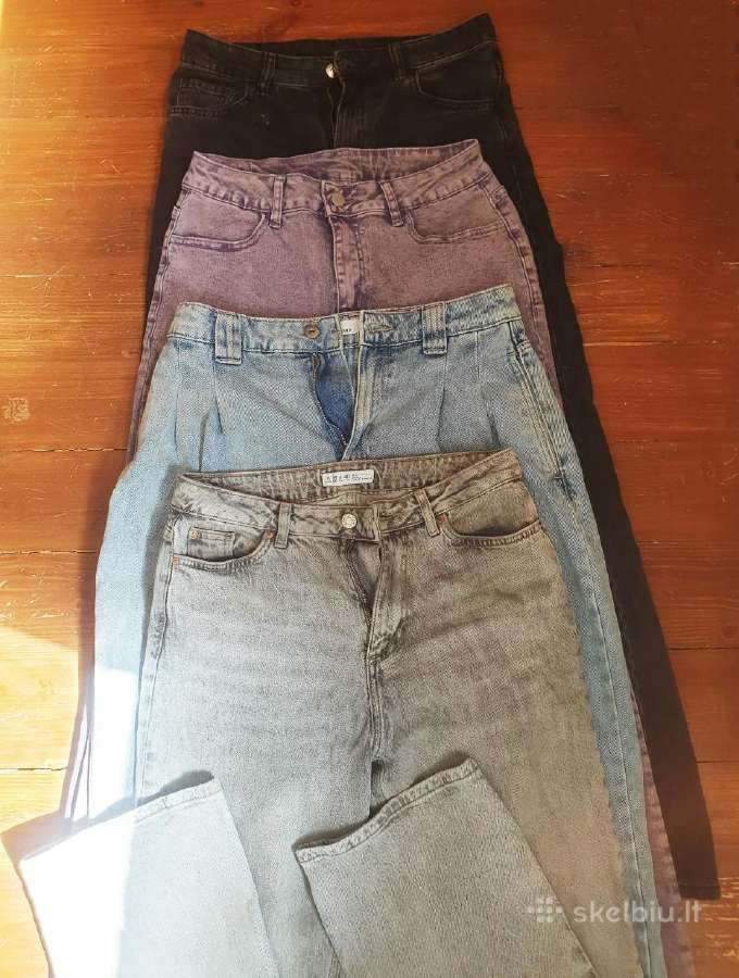 Džinsų paketas (4 vnt.) L dydžio – „sinsay“, „h&m“
