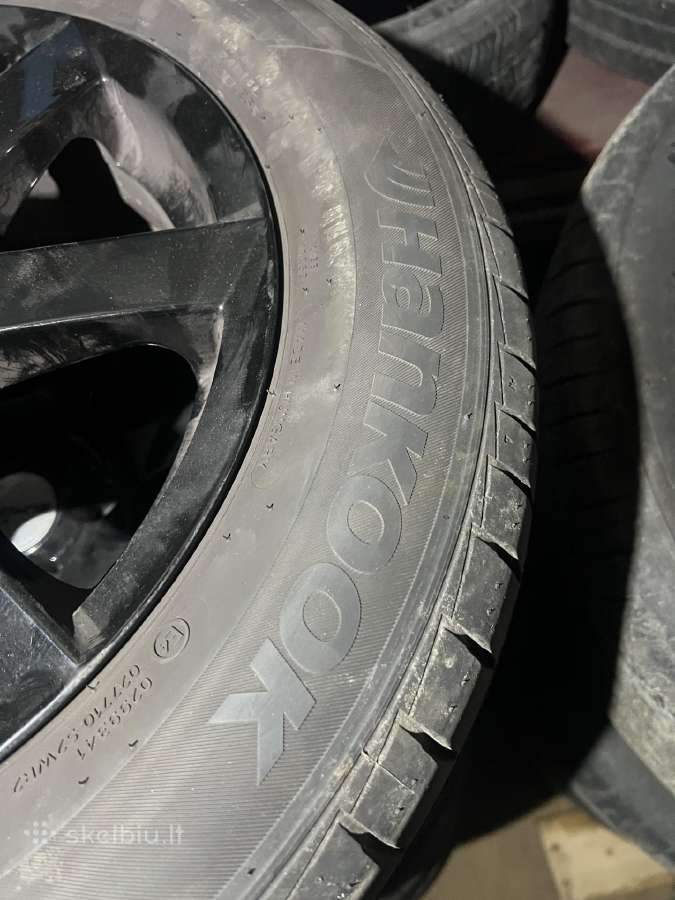 Kaip naujos Hankook padangos su diskais 4 vnt.