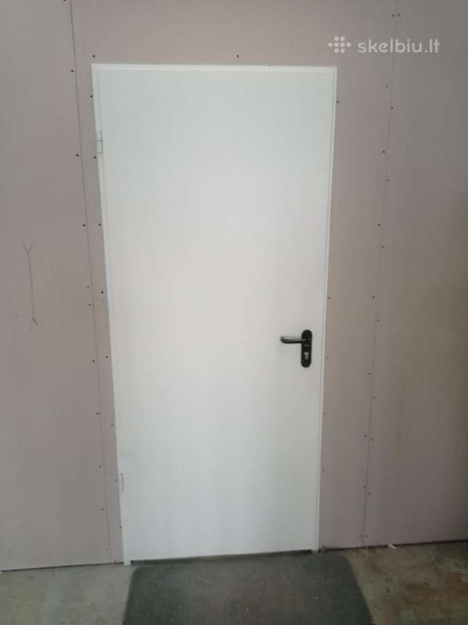 Baltos vidaus durys