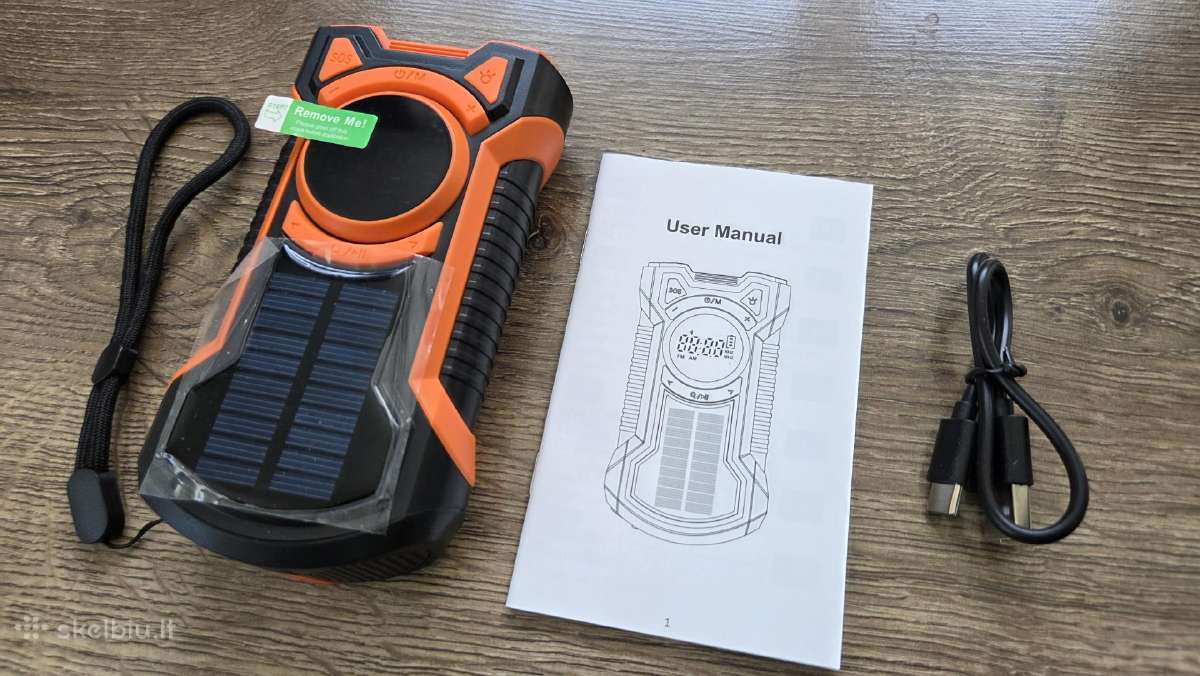 Radijas + powerbank + prožektorius - nuotraukos Nr. 3