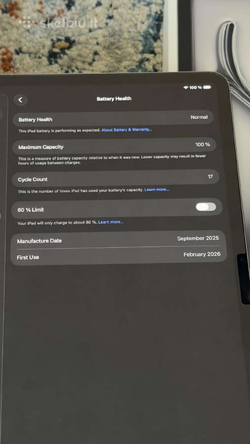 iPad Air 13 M3 2025 su garantija - nuotraukos Nr. 4
