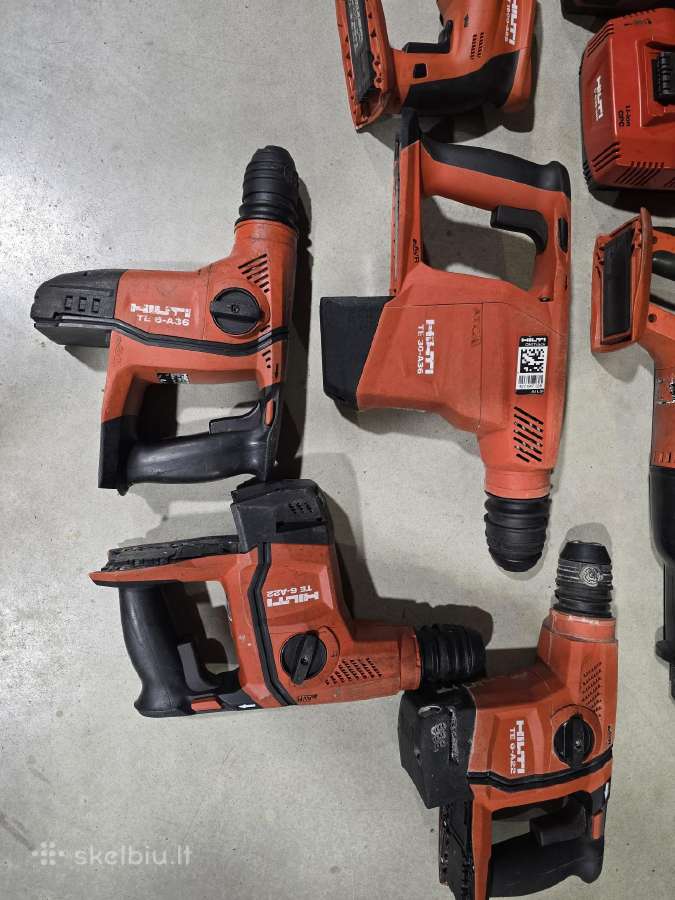 Hilti irankiai perforatoriai lazeriai ir kita - nuotraukos Nr. 3