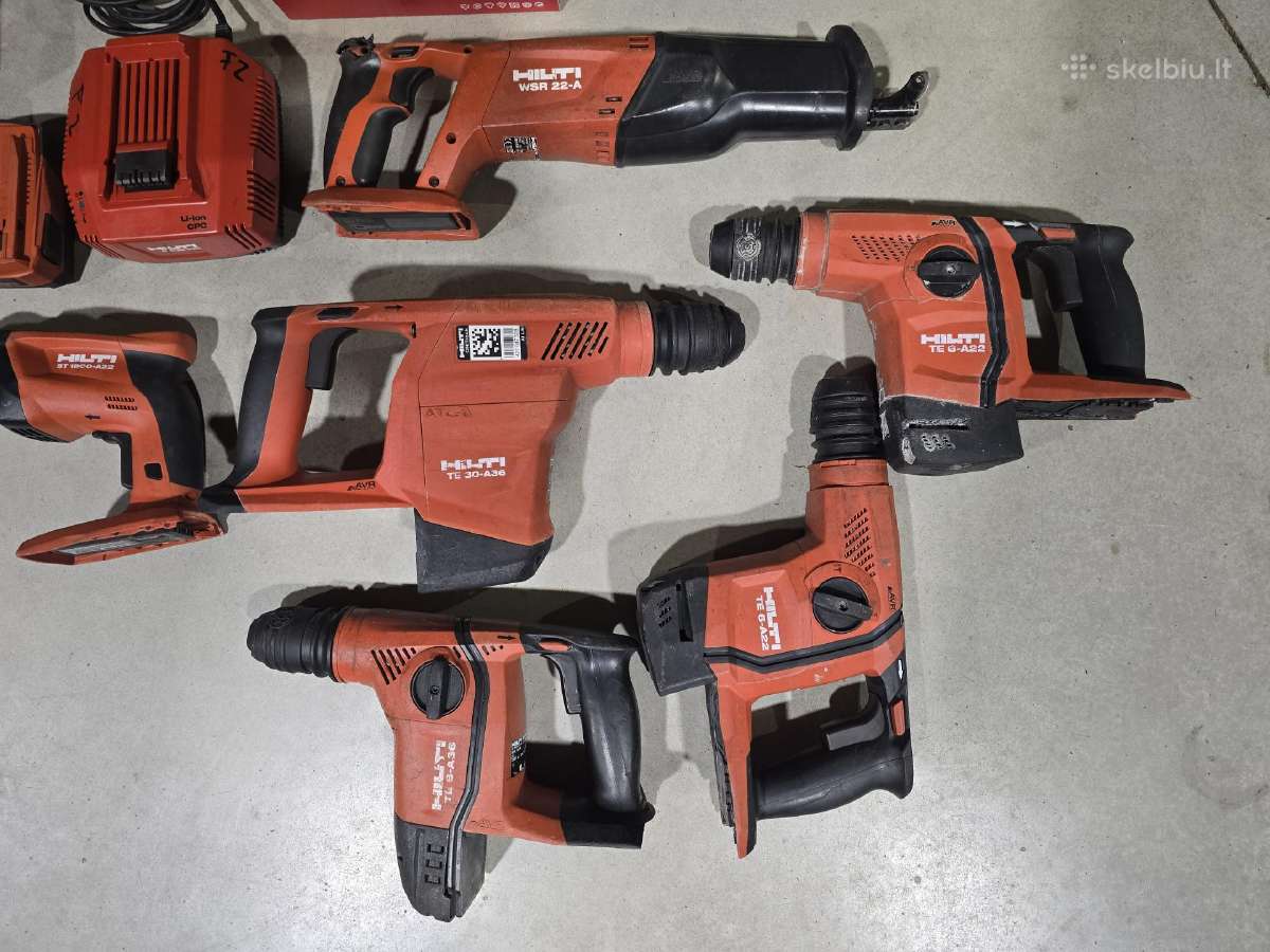 Hilti irankiai perforatoriai lazeriai ir kita - nuotraukos Nr. 38