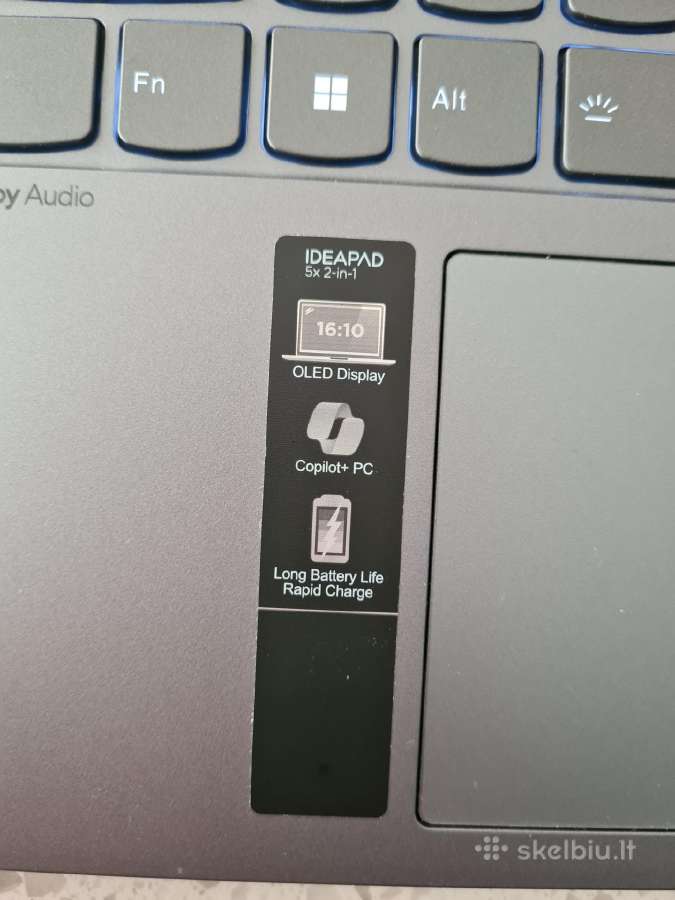 Lenovo 14 Oled touch, snapdragon x, 16gb/512gb - nuotraukos Nr. 8