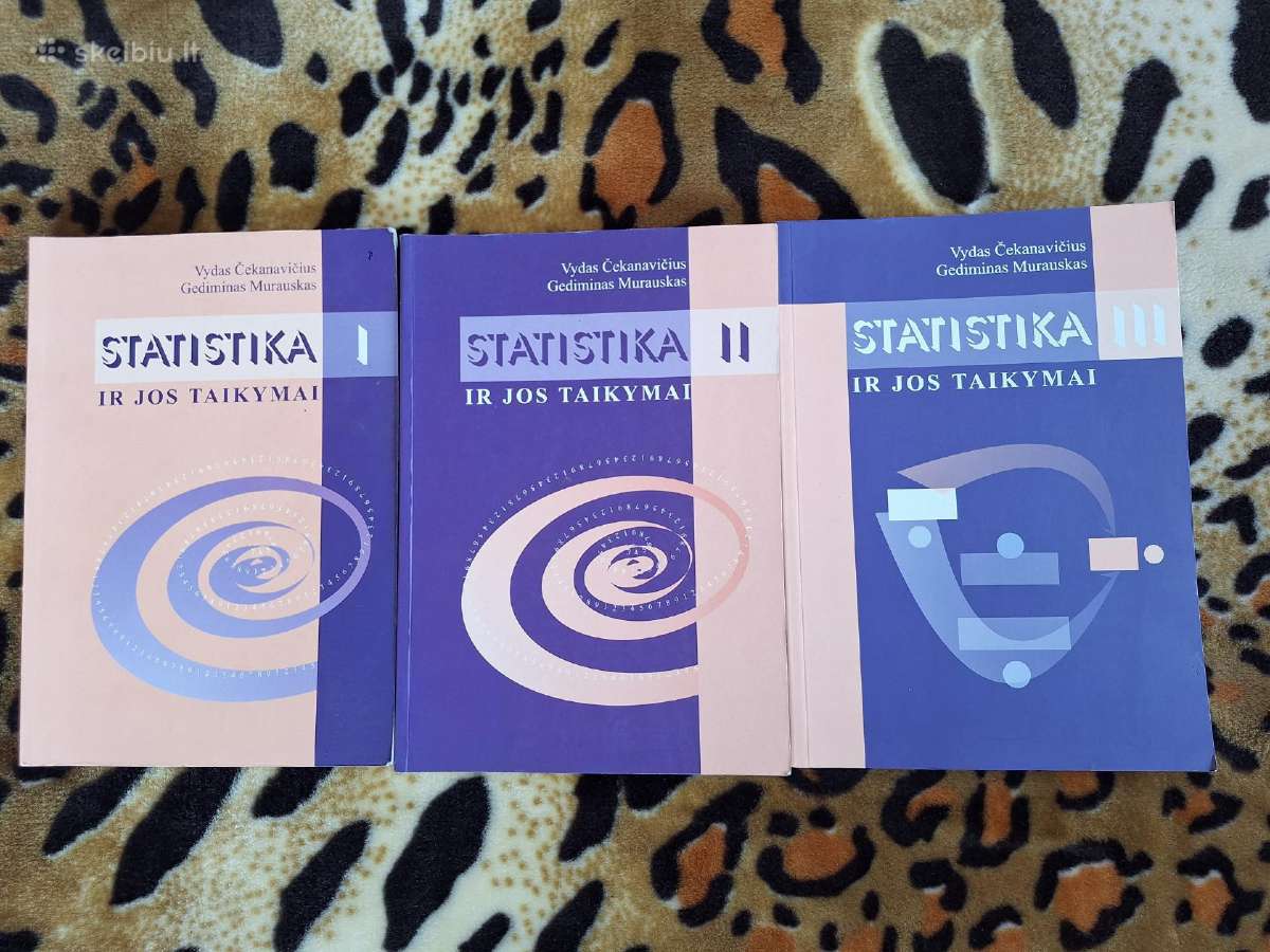 Statistika ir jos taikymas. Vadovėlis 1,2,3,dalys
