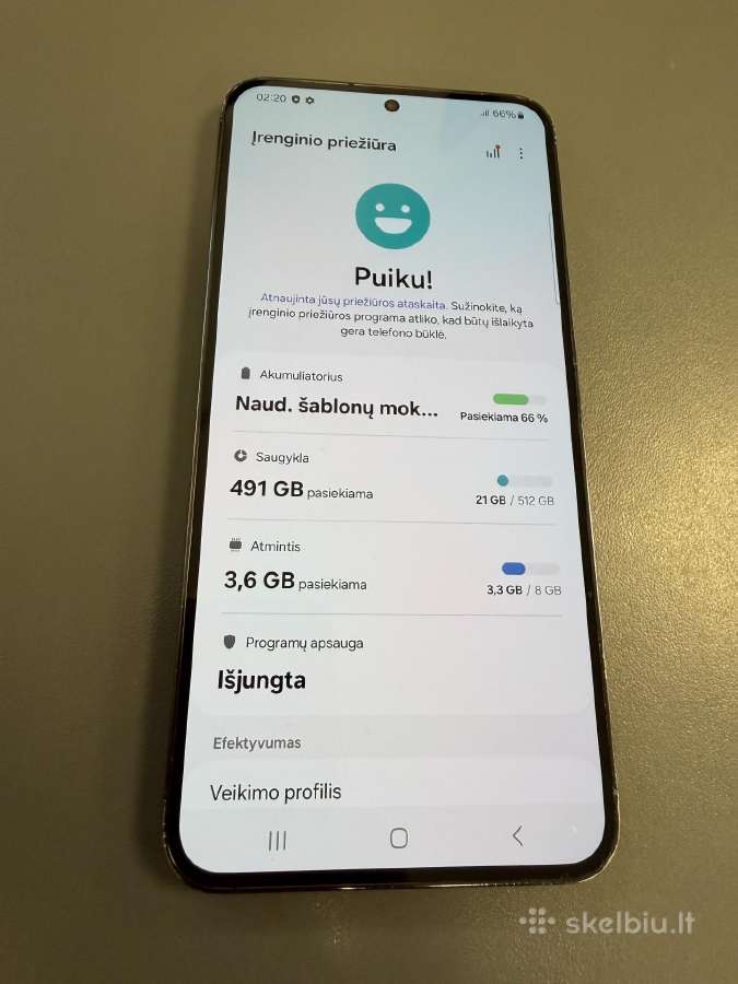 Samsung Galaxy S23 Plus 512 GB su garantija - nuotraukos Nr. 2