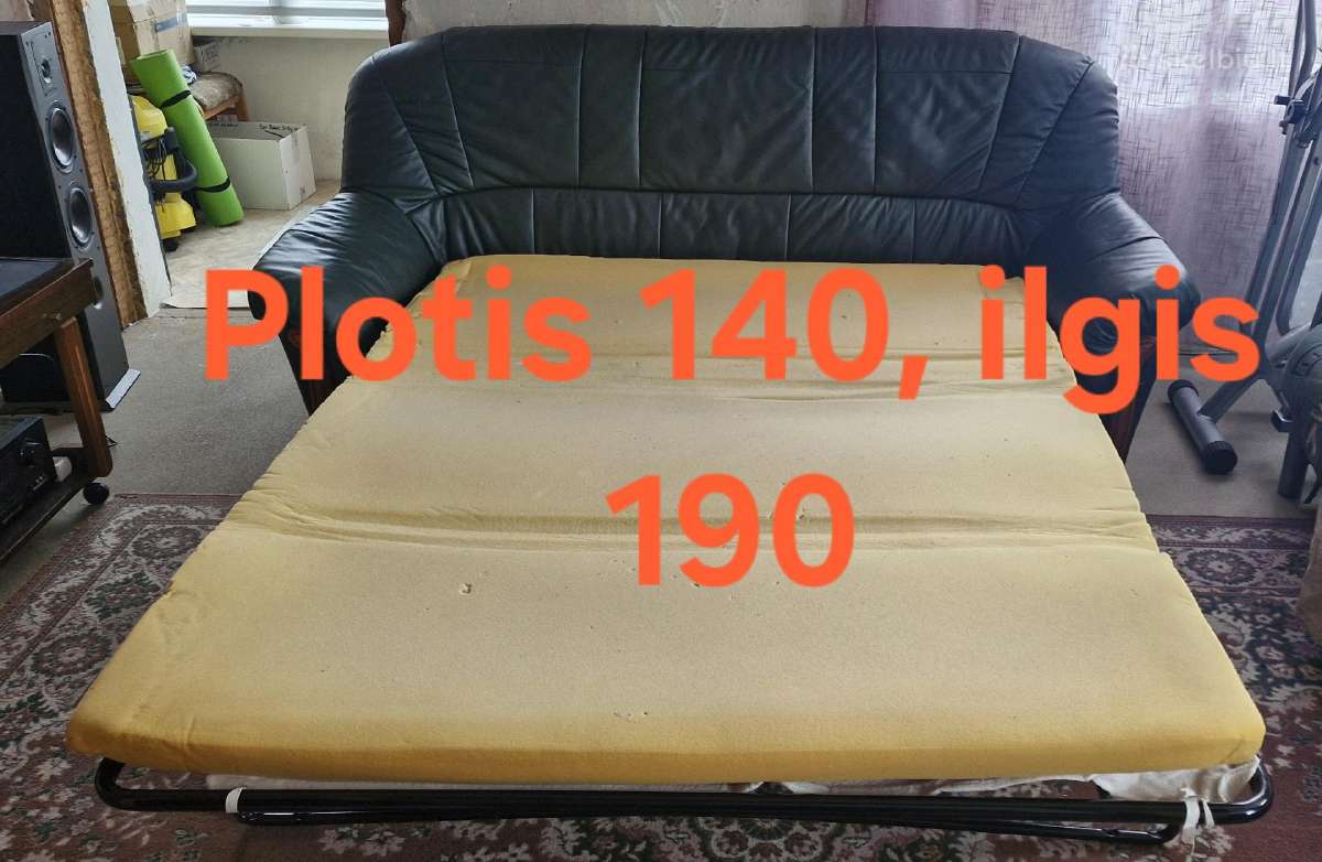 Odinė sofa - nuotraukos Nr. 2
