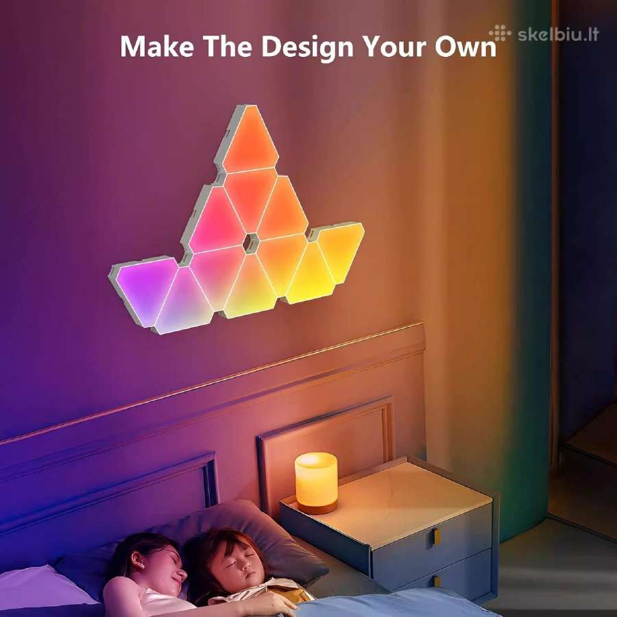 LED Rgb Šešiakampis apšvietimas žaidimų kambariui - nuotraukos Nr. 20