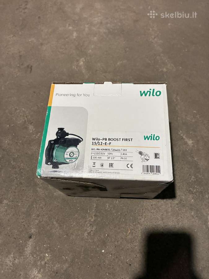 Wilo Pb Boost first siurbliukas
