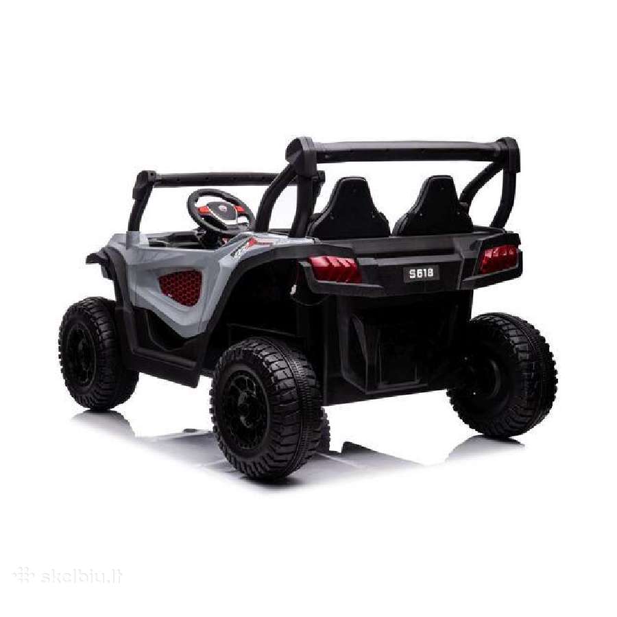 Dvivietis elektromobilis džipas S618 4x4, 24v, - nuotraukos Nr. 3