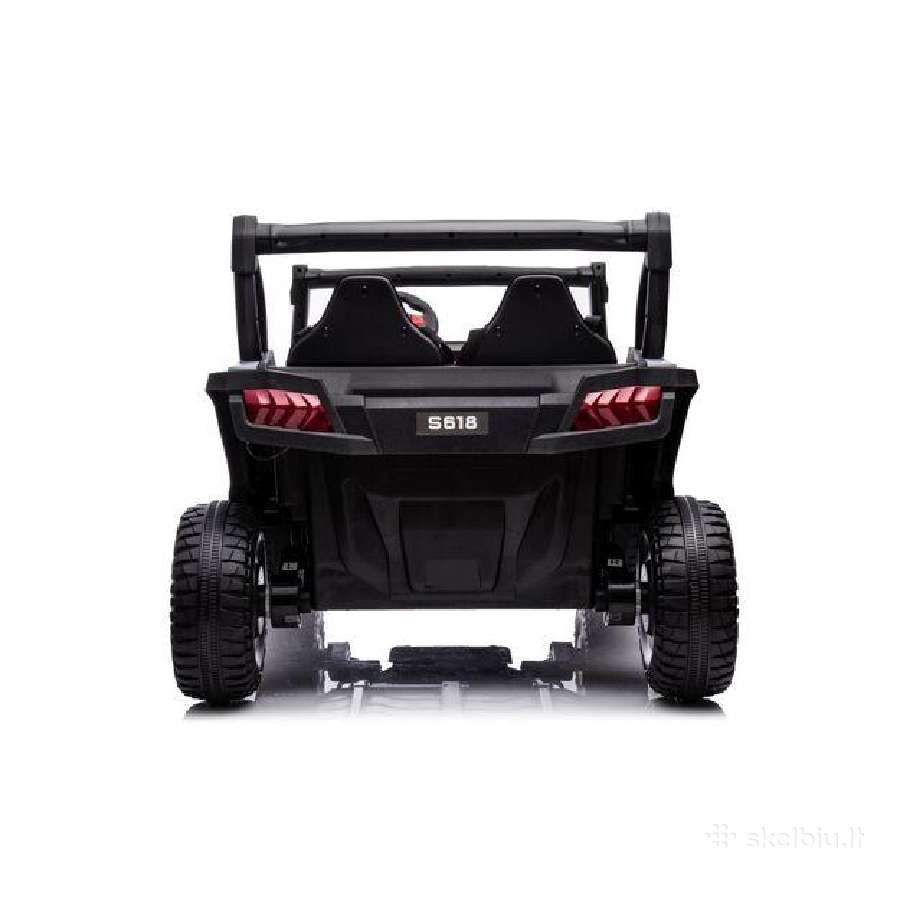 Dvivietis elektromobilis džipas S618 4x4, 24v, - nuotraukos Nr. 4