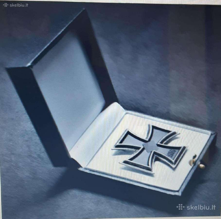 Ww2 apdovanojimų dėžutė kokybiška replika kaip buv - nuotraukos Nr. 2