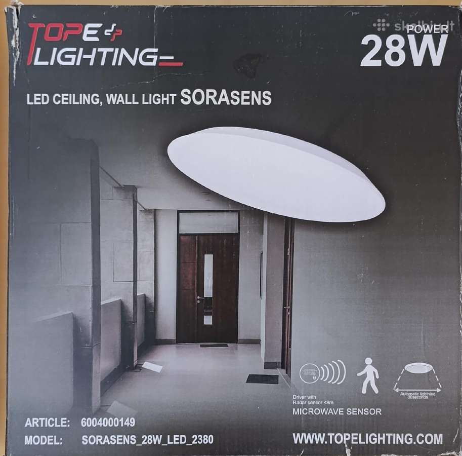 Новый LED-светильник с датчиком движения Sorasens