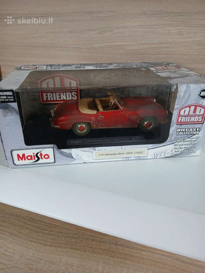 Mercedes 190 1955m. 1:18 - nuotraukos Nr. 9