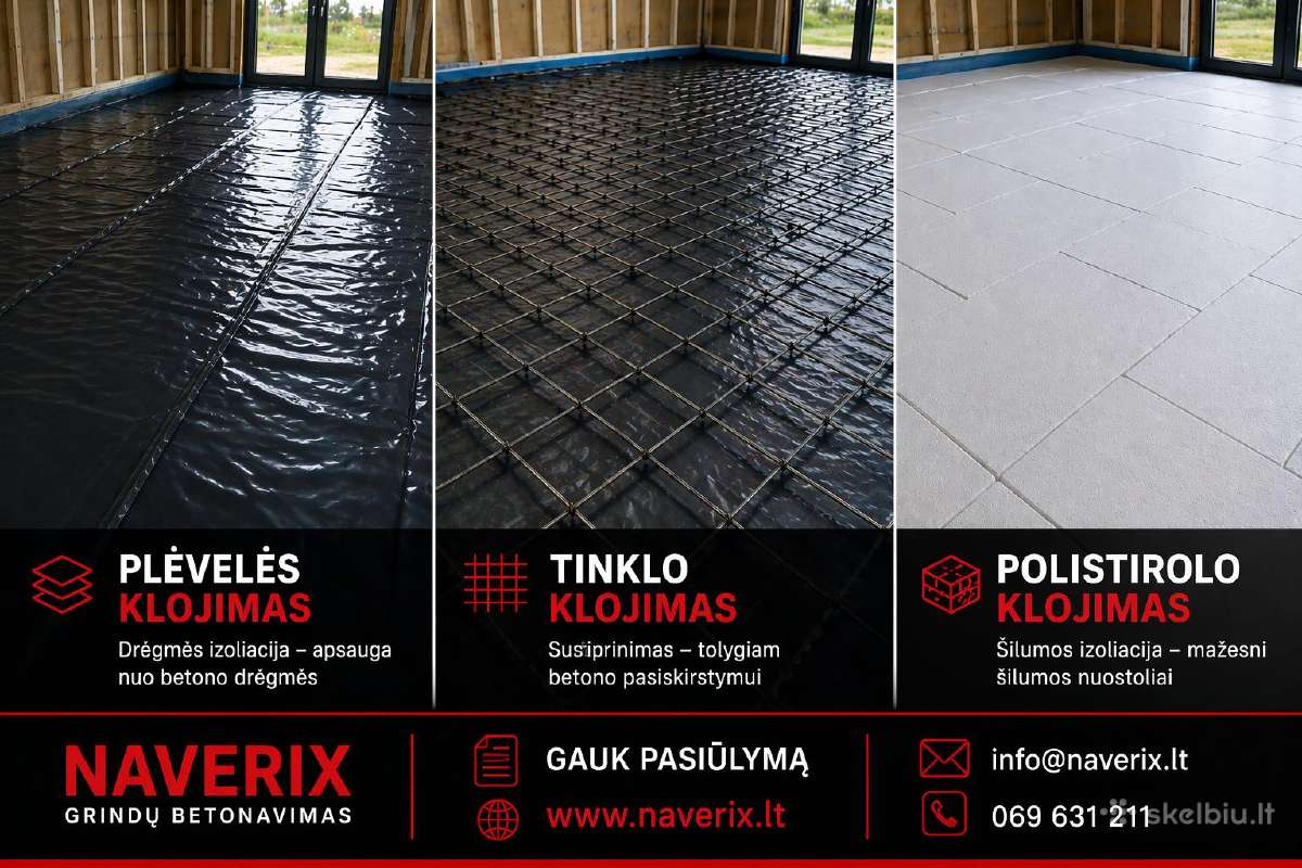 Grindų betonavimas Vilniuje ir aplinkui - nuotraukos Nr. 10