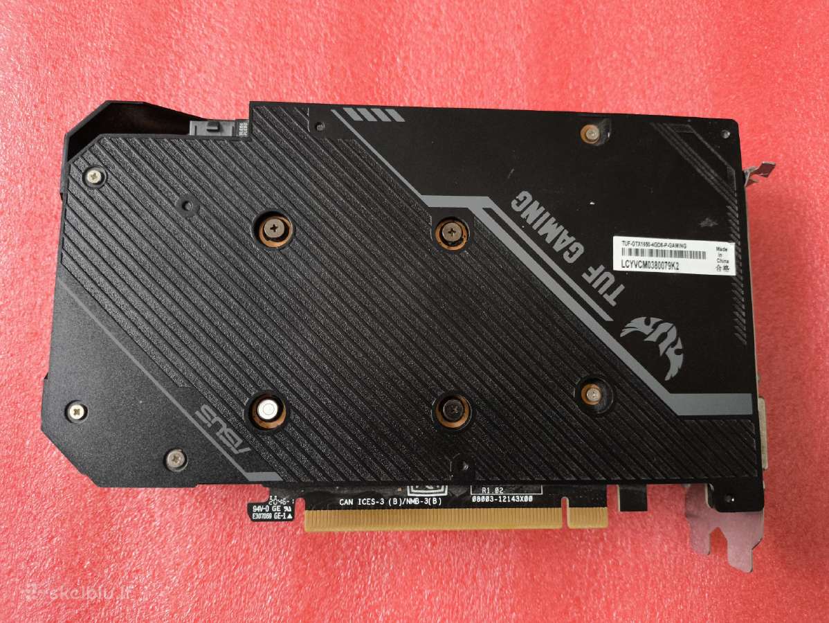 Asus Tuf Gaming Geforce Gtx 1650 4gb Gddr6 - nuotraukos Nr. 2