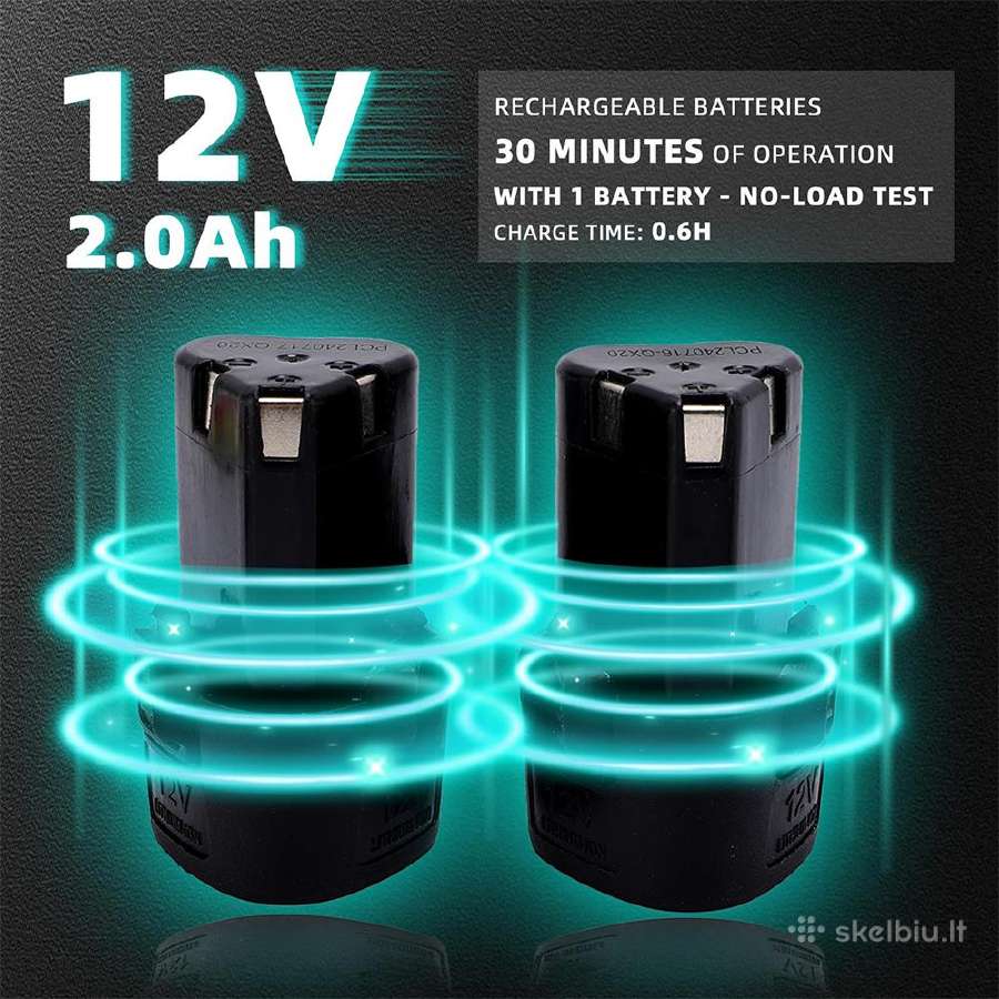Akumuliatorinis mini automobilio poliruoklis - nuotraukos Nr. 11