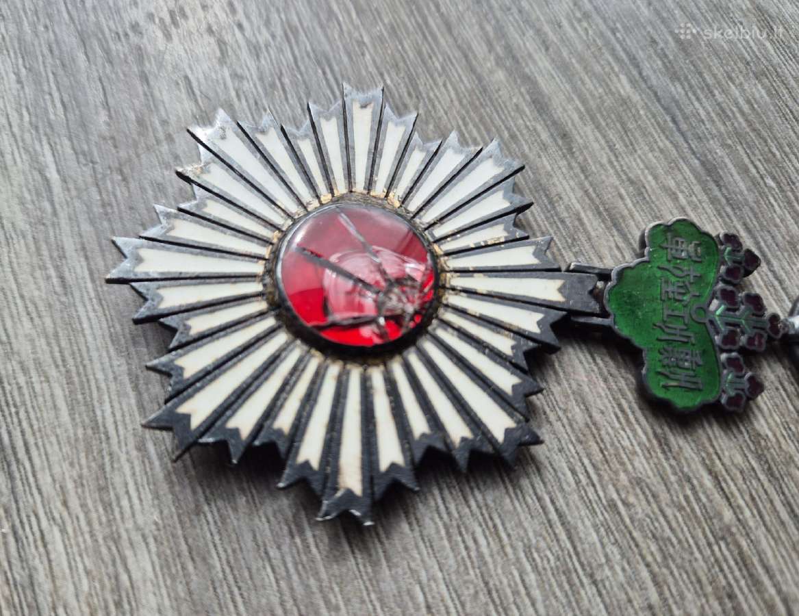 Japoniškas II P.k karinis medalis. Kaina 60 Eur - nuotraukos Nr. 5