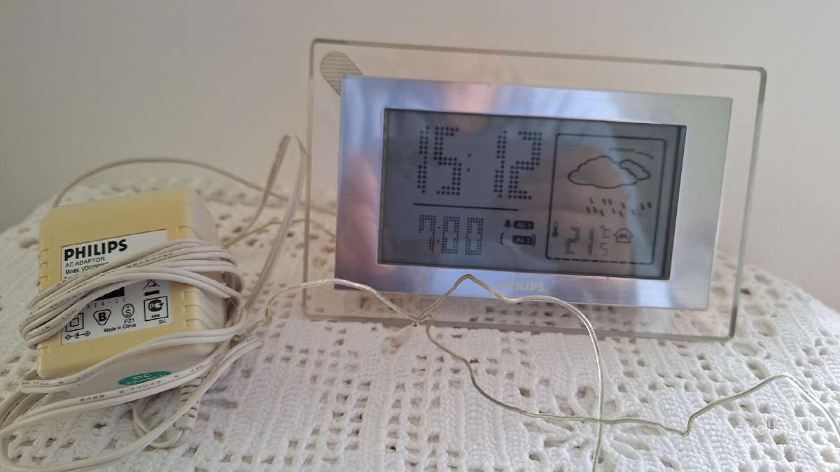 Radijo žadintuvas „Philips Aj210/05“ su orų ir tem - nuotraukos Nr. 2