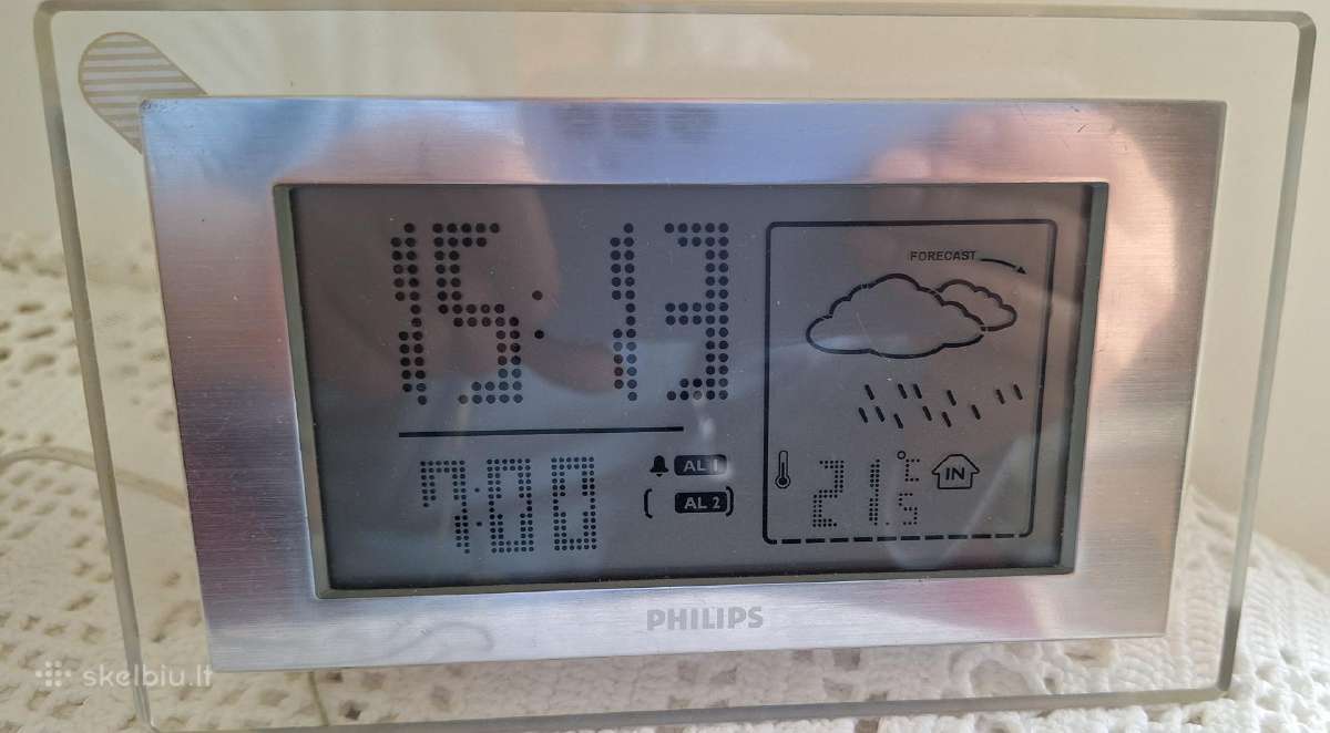 Radijo žadintuvas „Philips Aj210/05“ su orų ir tem - nuotraukos Nr. 4