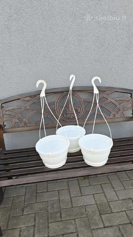 Pakabinami vazonai skersmuo 22 cm
