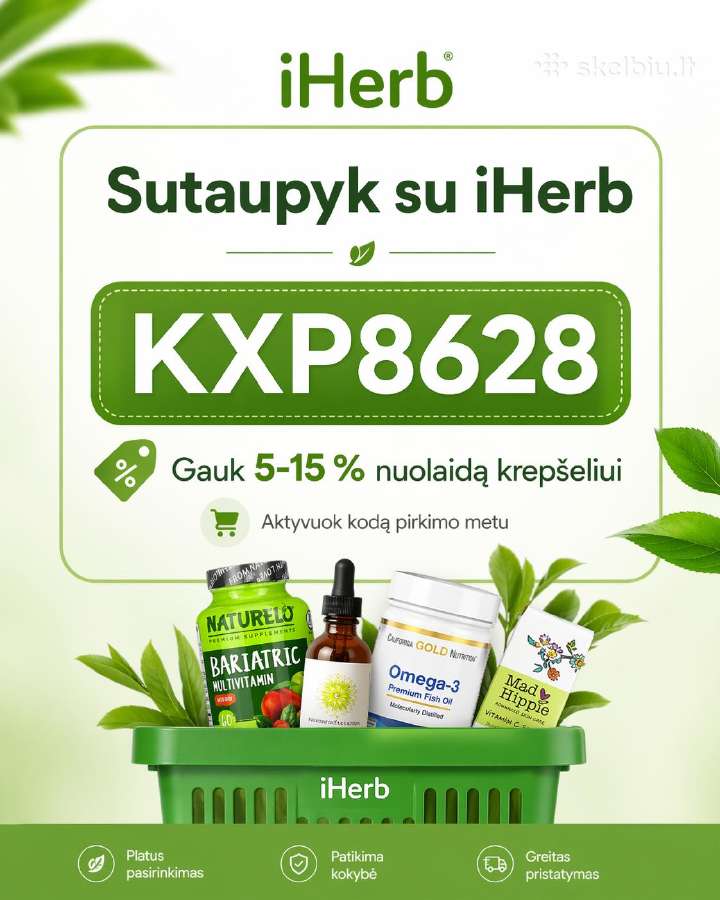 Iherb 5-15% nuolaidos kodas Kxp8628 - nuotraukos Nr. 3