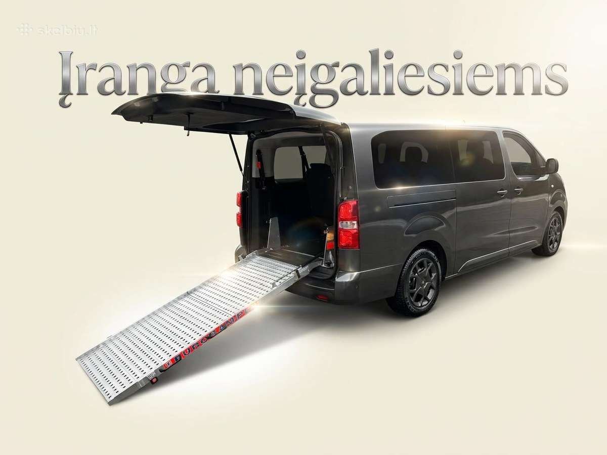 Įrangos neįgaliesiems montavimas
