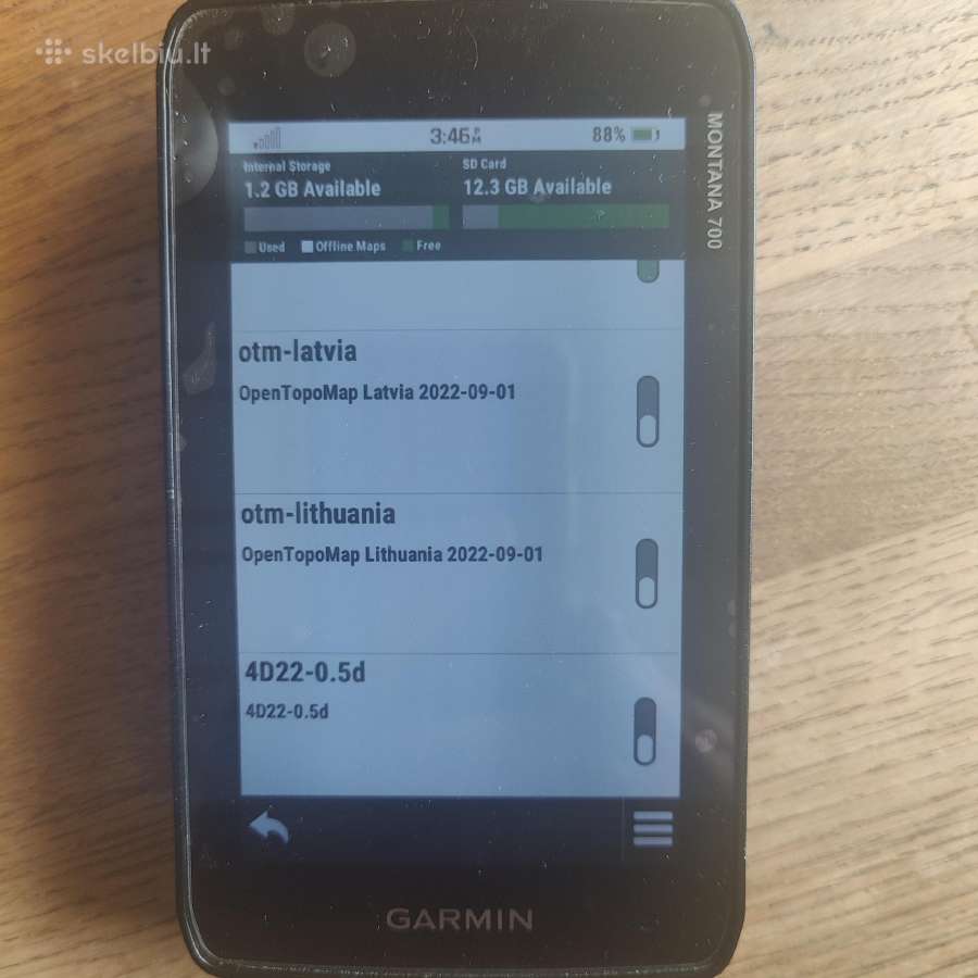 Garmin Montana 700 su Lietuva Topo ir priedais - nuotraukos Nr. 4