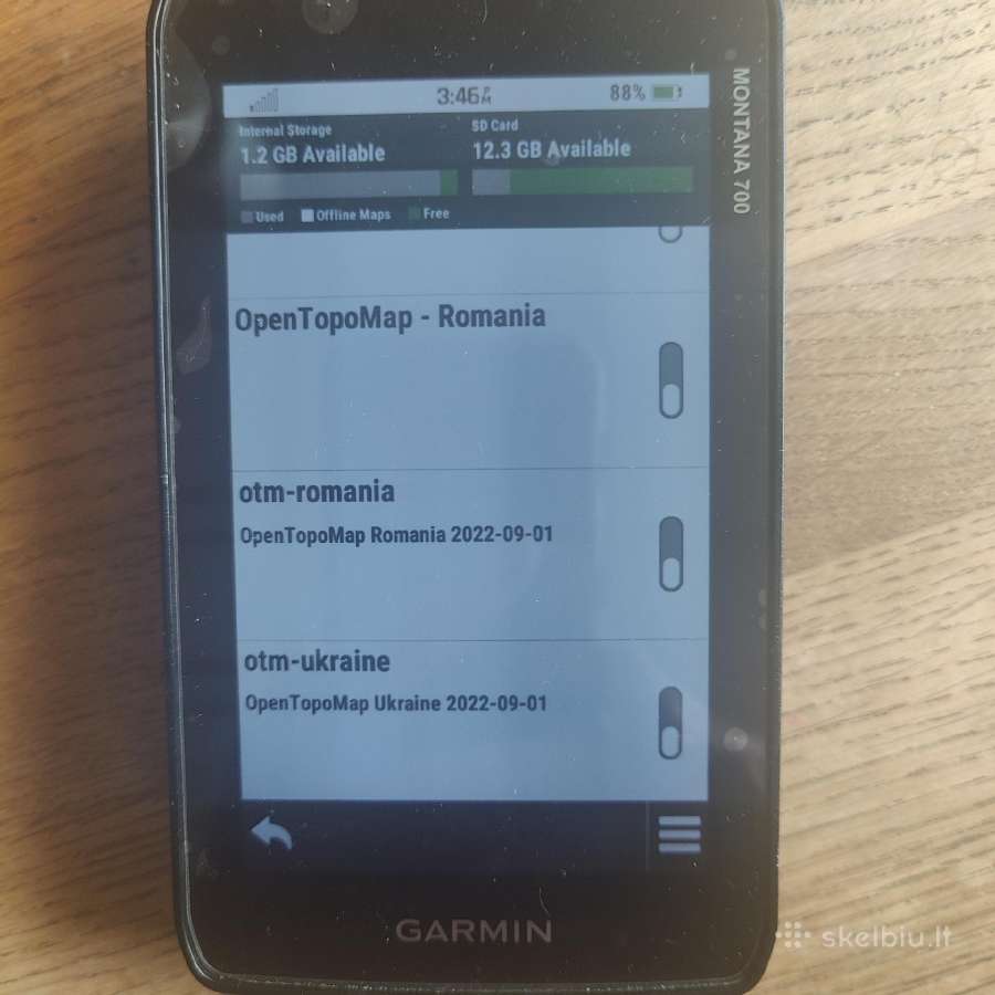 Garmin Montana 700 su Lietuva Topo ir priedais - nuotraukos Nr. 5