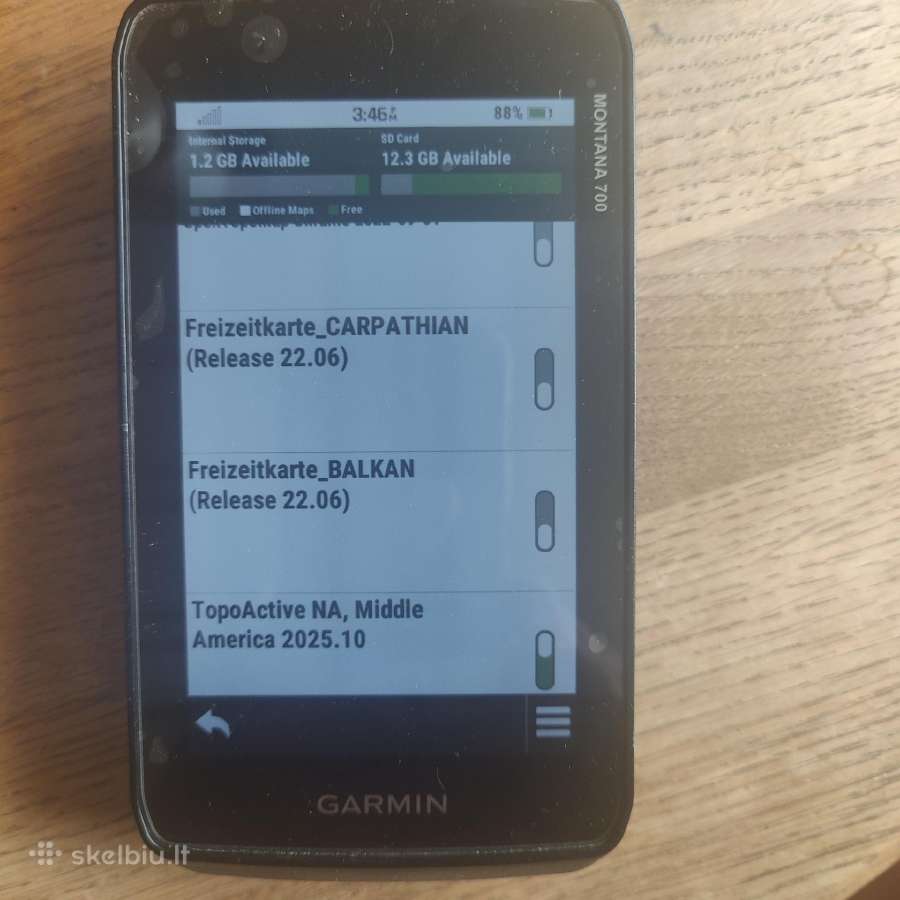 Garmin Montana 700 su Lietuva Topo ir priedais - nuotraukos Nr. 6