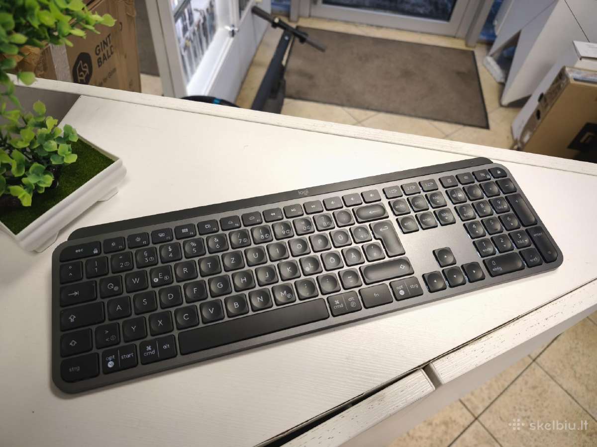 Kaip nauja Logitech Mx Keys belaidė klaviatūra