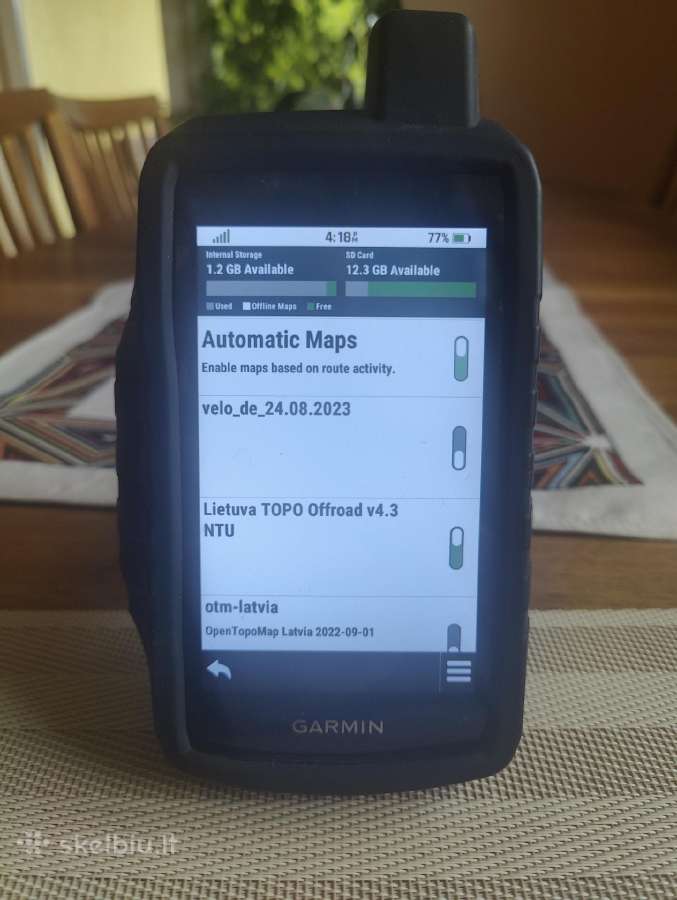 Garmin Montana 700 su Lietuva Topo ir priedais - nuotraukos Nr. 7