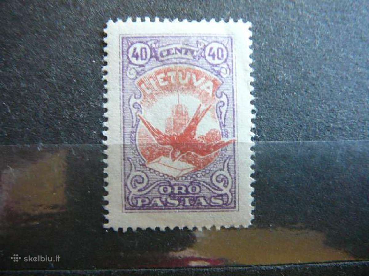 Kregzdutes Lietuva 1926 Mh lit244sp