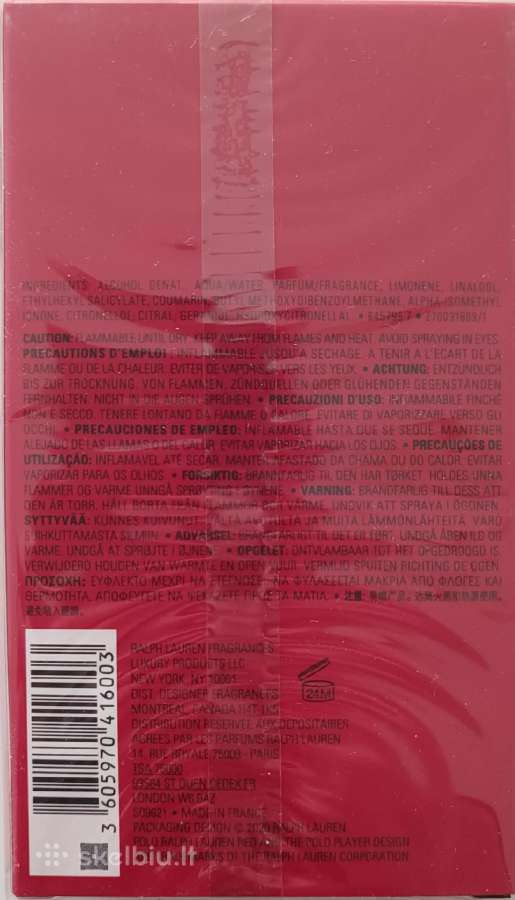 Ralph Lauren Polo Red 125ml - nuotraukos Nr. 4