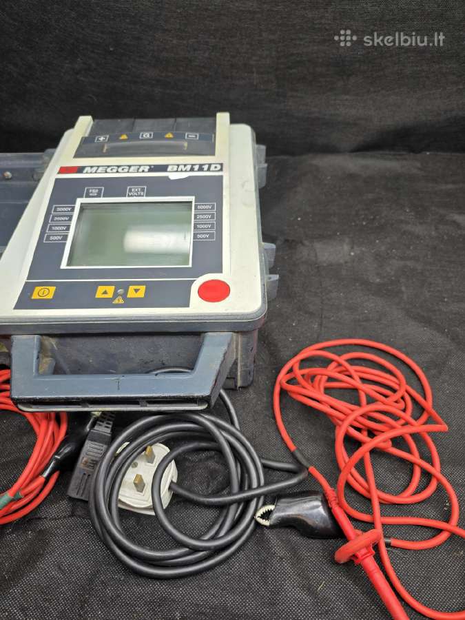 Megger Mit515 Insulation Tester, 250 V Min, 5000 V - nuotraukos Nr. 6