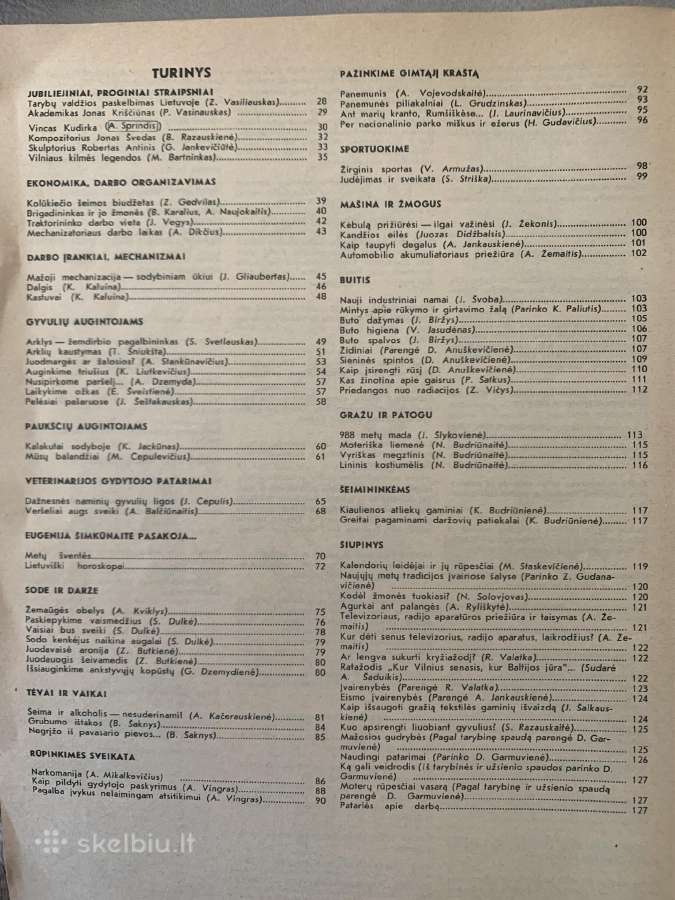 Kalendorius 1988m. Kaimo metai - nuotraukos Nr. 2