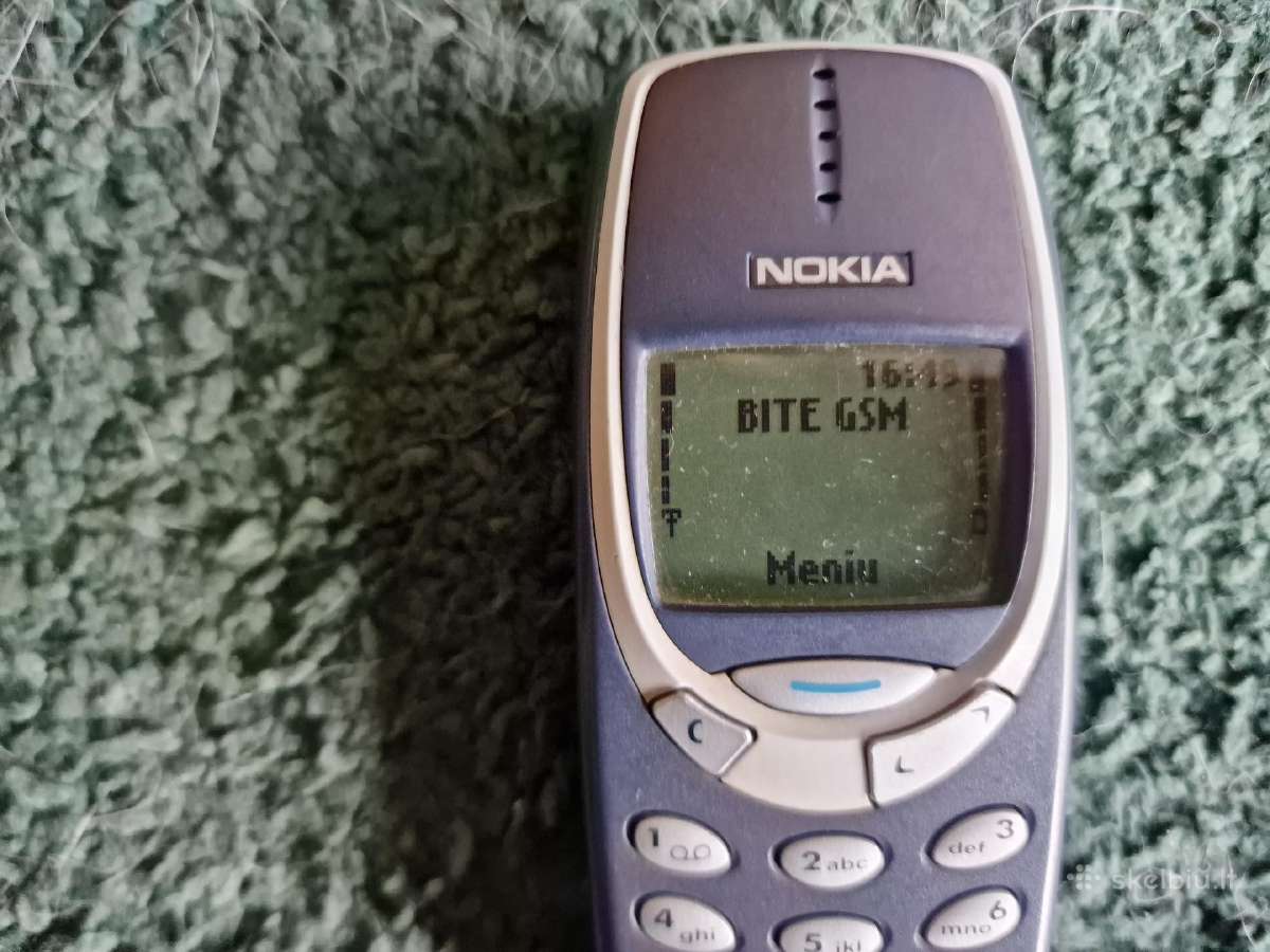 Originalus Nokia 3310 – nauja baterija