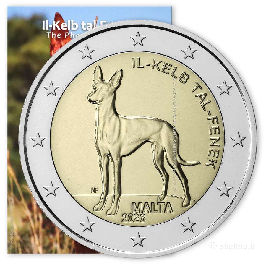 2026 Maltos 2€ monetos ir rinkiniai!