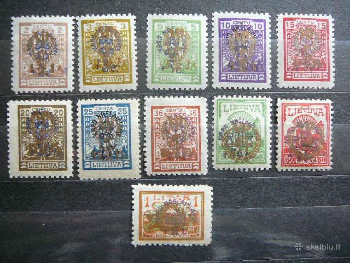 Lietuva 1926 Karo naslaiciai Mlh lit257/67sp