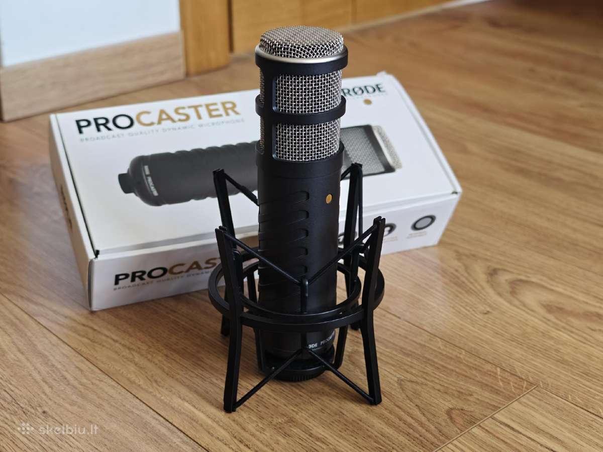 Rode Procaster mikrafonas su shock mount - nuotraukos Nr. 2