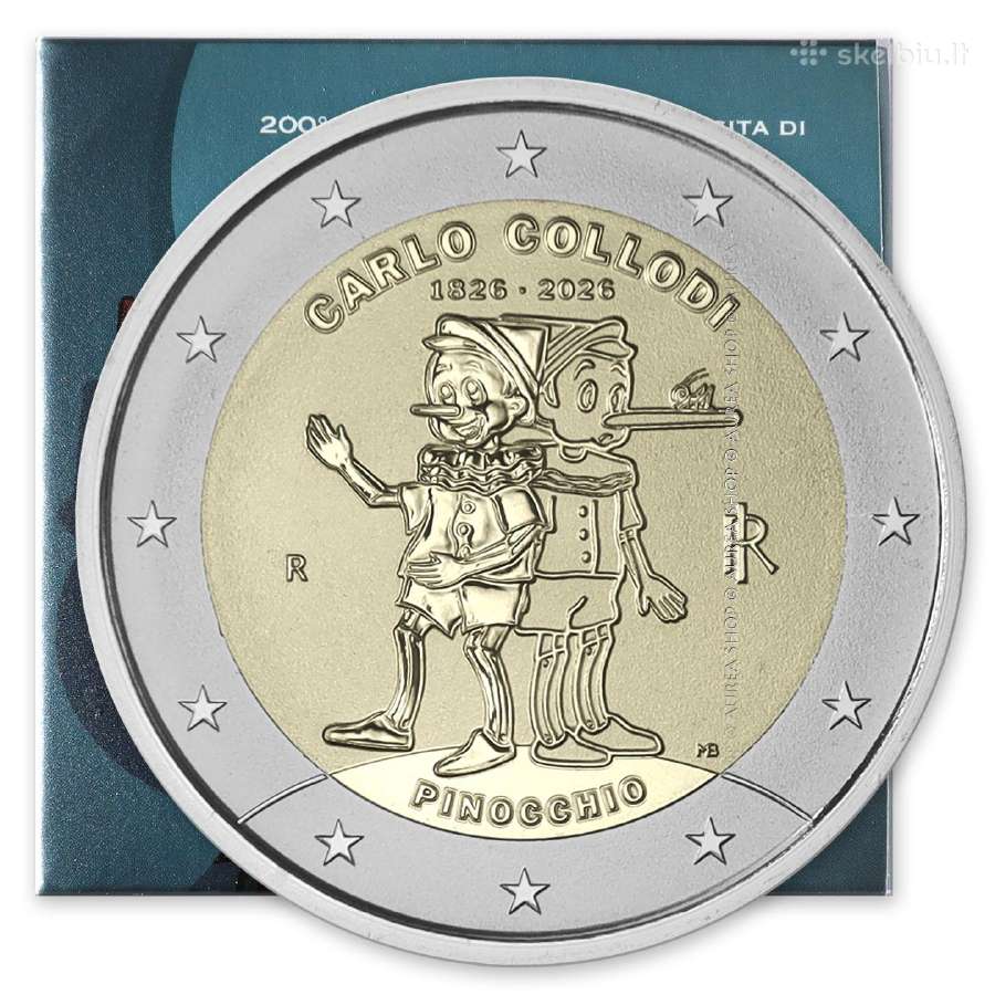 2026 Italijos 2€ monetos! - nuotraukos Nr. 12