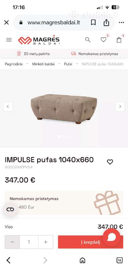 Magrės kampas Impuls - nuotraukos Nr. 5