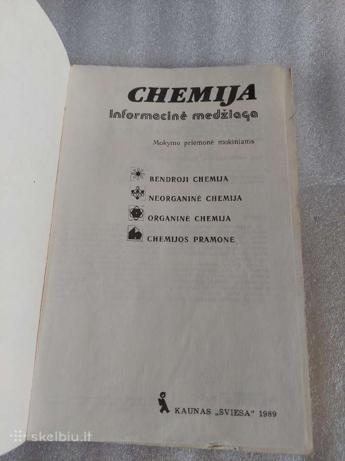 Chemija. Informacinė medžiaga - nuotraukos Nr. 2