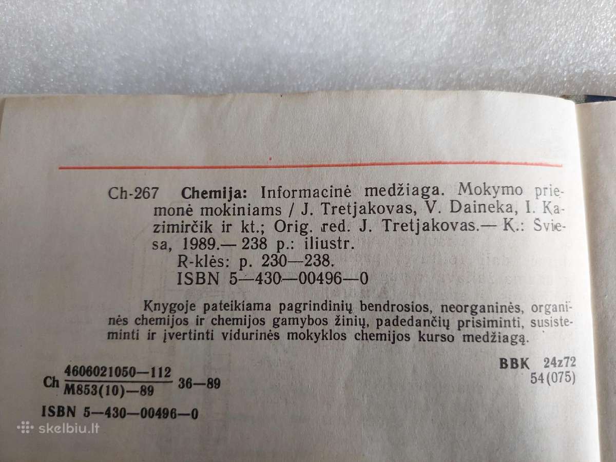 Chemija. Informacinė medžiaga - nuotraukos Nr. 8